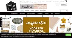Desktop Screenshot of liefenklein.nl